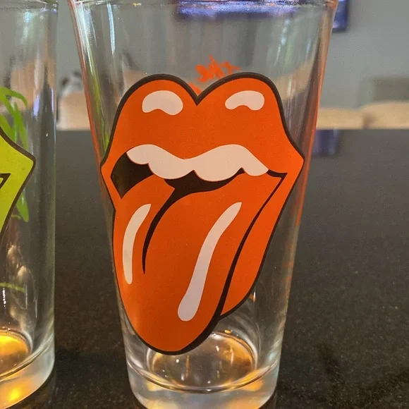 2010 Rolling Stones Full Set of (4) Pint Glasses - Picture 6 of 10